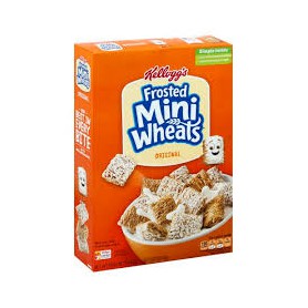 KELLOGG'S FROSTED MINI-WHEATS 18 OZ