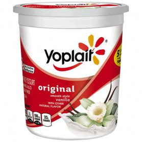 YOPLAIT LOWFAT YOGURT ORIG VANILLA 32 OZ