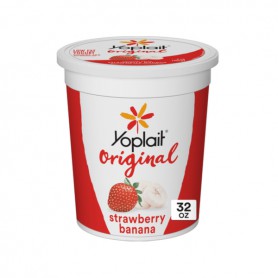 YOPLAIT LOWFAT YOGURT ORIG STRAWBERRY/BANANA 32 OZ