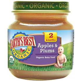 Organic Apple & Plums 4oz (10)