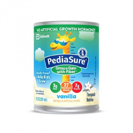 NEW Pediasure VAN Grow & Gain W/FBR RTU 8oz (24)